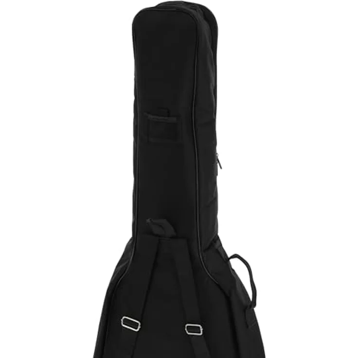 Gewa Acoustic Guitar Gigbag Basic 5, Westerngitarrentasche für Dreadnought-Style, Nylon mit 5 mm Schaumstoffpolsterung, schwarz – Bild 6