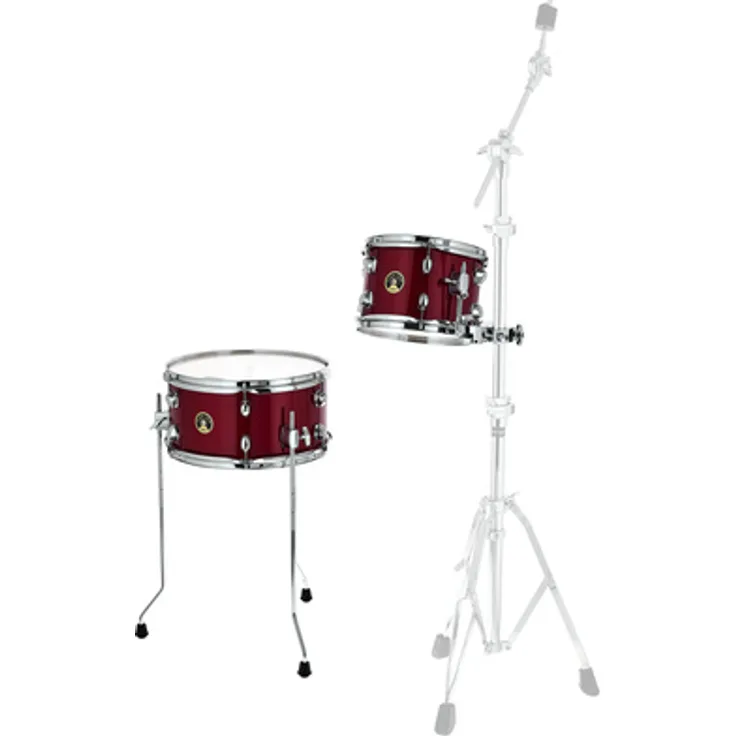 Tama Club Jam Mini Add-on Pack -CPM, Erweiterung mit 10"x6,5" Tom Tom und 14"x7" Stand Tom, Mersawa-/Pappelkessel in Candy Apple Mist