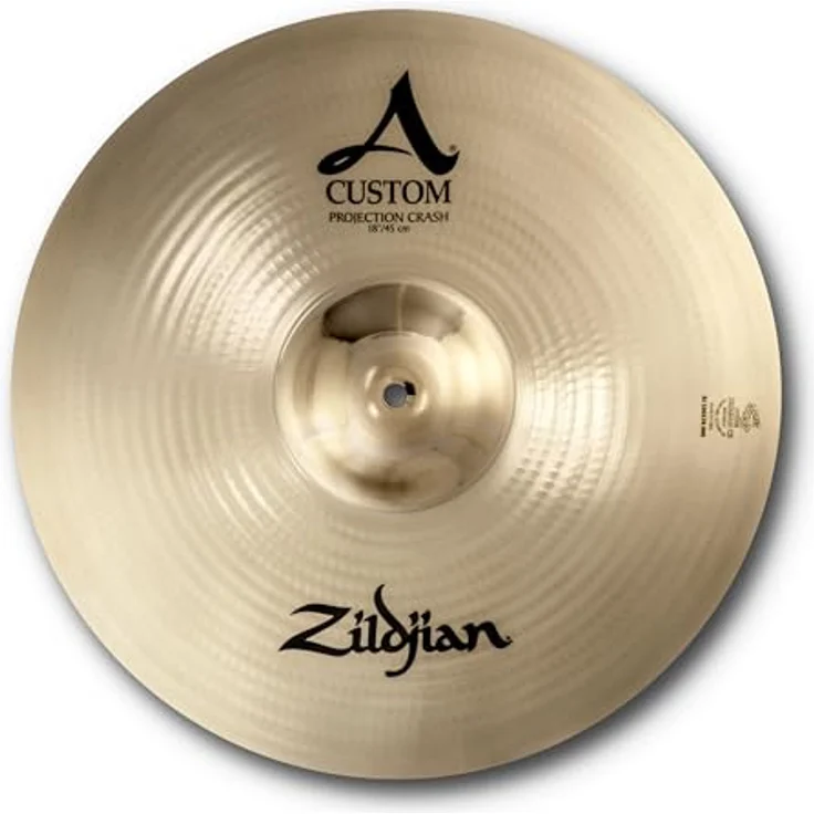 Zildjian A Custom Series - 18 Zoll Projection Crash Cymbal - Brilliant finish, mittleres dünnes Gewicht, kraftvoller Ton – Bild 1