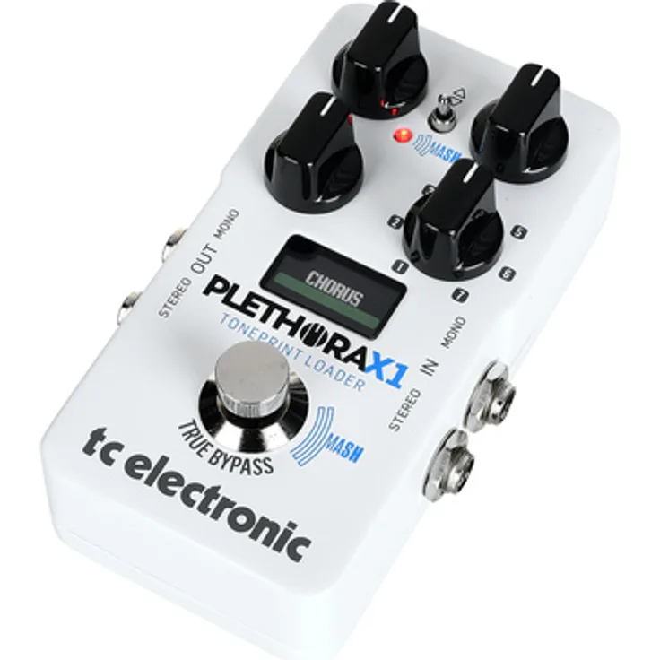tc electronic Plethora X1, Effektpedal für E-Gitarre mit 14 TonePrints, MASH-Fußschalter und Bluetooth-Anschluss