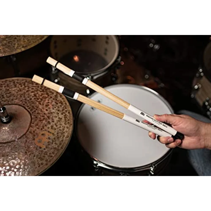Meinl SB208 Multi-Rod Birch, Drumsticks aus Birke mit Schaumstoffkern, 16,5 mm Durchmesser, 40,1 cm lang, verstellbare Gummiringe zur Soundanpassung – Bild 2