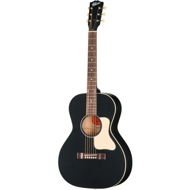 Gibson L-00 Century 12-Fret, Westerngitarre mit Sitka Fichte Decke und Mahagoni Boden, Farbe Ebony, inkl. Koffer