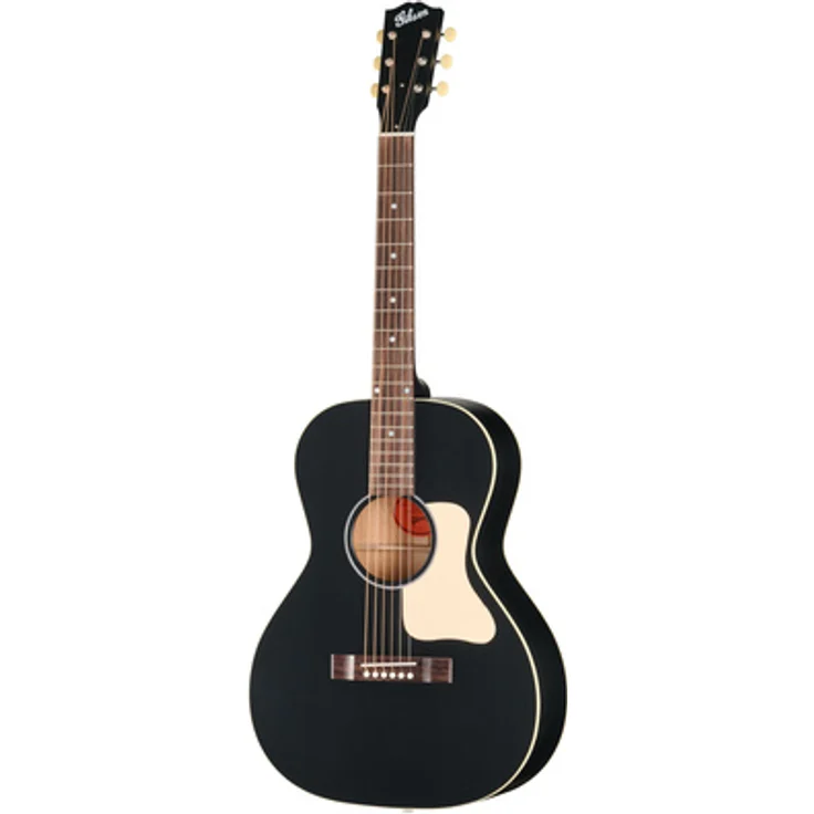 Gibson L-00 Century 12-Fret, Westerngitarre mit Sitka Fichte Decke und Mahagoni Boden, Farbe Ebony, inkl. Koffer