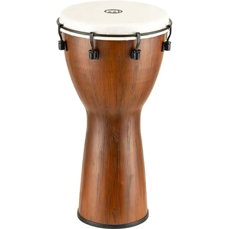 Meinl Percussion Alpine Djembe, Mittelgroße Handtrommel mit mechanischem Stimmsystem, 10 Zoll Durchmesser, Kunststoff, Braun (ADJ10-BW)