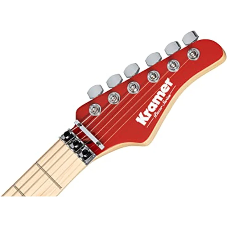 Kramer Guitars Pacer Classic SR, E-Gitarre im ST-Style, Erle Korpus, Ahorn Hals und Griffbrett, Scarlet Red Metallic – Bild 7
