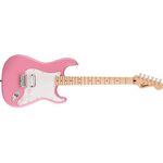 Fender Squier Stratocaster HT H MN Flash Pink, E-Gitarre aus Pappel mit Ahornhals und hochglänzendem Polyurethan-Finish