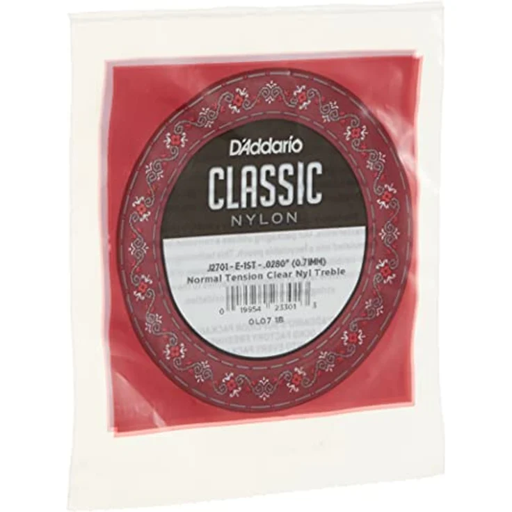 Daddario J2701 E1, Konzertgitarrensaite aus Nylon, Stärke 0,28, Medium Tension – Bild 1