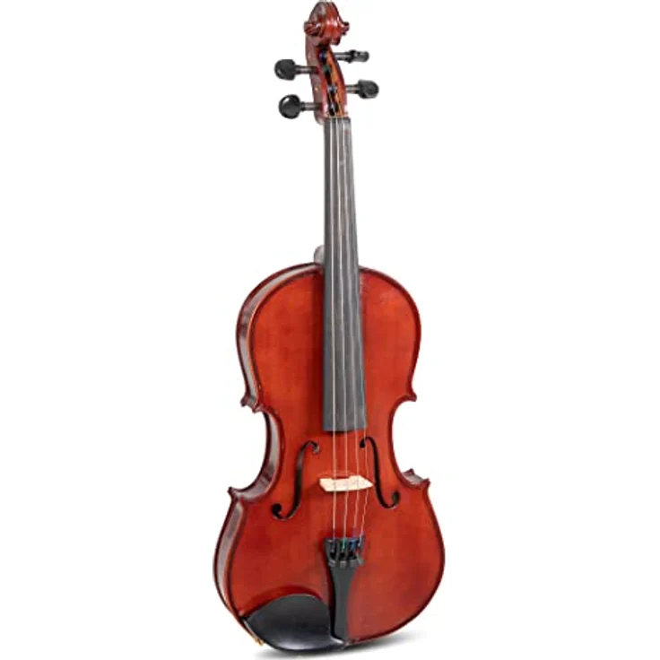 Gewa Pure Violaset EW 42,0cm, mit massiver Fichtendecke und Ahornboden, Ebenholz-Griffbrett, dunkelrotbraunem Lack, inkl. Leicht-Etui und Massaranduba-Bogen – Bild 2