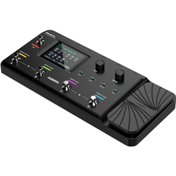 Audota AME-200 PRO Amp Modeler, Gitarren-Multieffekte mit 221 Effektmodellen, 98 Verstärkersimulationen, Bluetooth-Audio und integriertem Looper – Bild 2