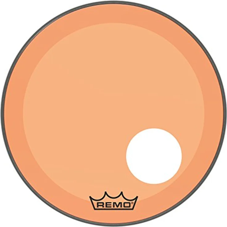 Remo 20" P3 Colortone Reso Purple, Bass Drum Resonanzfell mit 5" Mikrofonloch, lila, 10 mil stark, kräftiger Ton mit kurzem Sustain – Bild 5