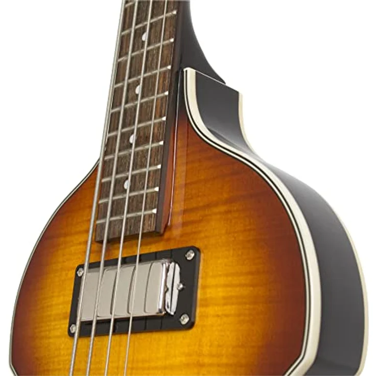 Epiphone Viola Bass, E-Bass mit Ahorn Korpus, Pau Ferro Griffbrett, 2 Mini Humbucker, Vintage Sunburst – Bild 5
