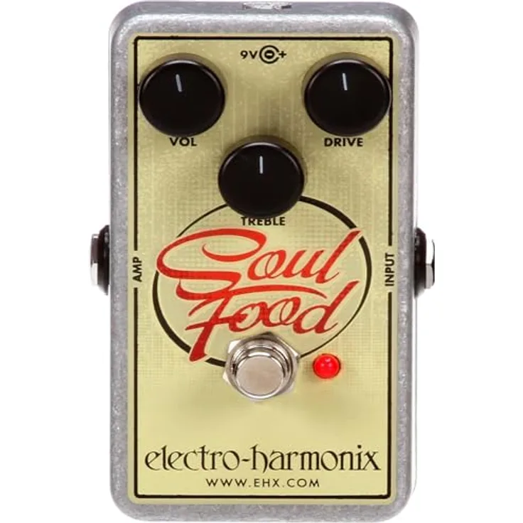 Electro-Harmonix Soul Food, Overdrive-Pedal für Gitarren mit hochwertiger Verarbeitung