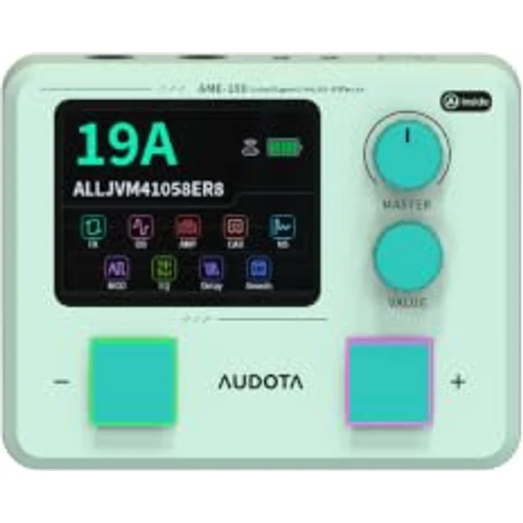 Audota AME-100 Multi-Effects, KI-gestützter Gitarren-Effektprozessor mit 200 Onboard-Presets und 147 Effektmodellen, Bluetooth 5.0, tragbar mit Lithium-Ionen-Akku – Bild 2