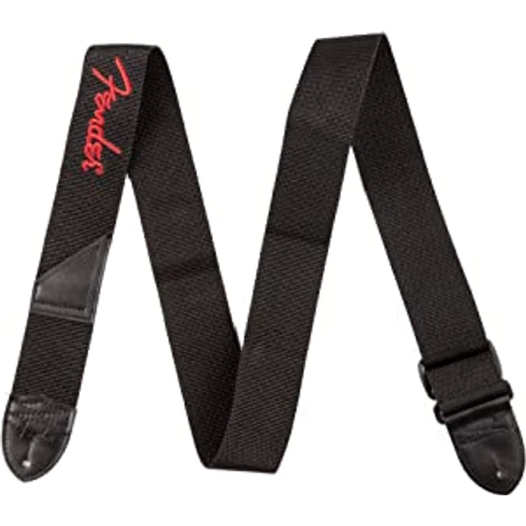 Fender Nylonstrap mit rotem Logo, Gitarrengurt 2", verstellbar von 112-132 cm – Bild 1