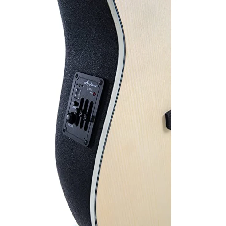 Applause Elite AE44-4S, Westerngitarre mit Cutaway, Fichten-Decke, Lyrachord Boden & Zargen, Natural Satin, aktivem Preamp mit 3-Band EQ – Bild 5