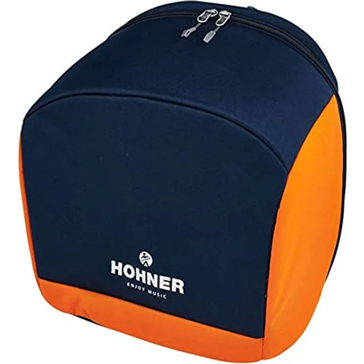 Hohner XS Akkordeon Knopf, C-Griff, 21 Diskantknöpfe, 15 Bässe, blau, inkl. Gig Bag und Tragegeschirr für Kinder – Bild 5
