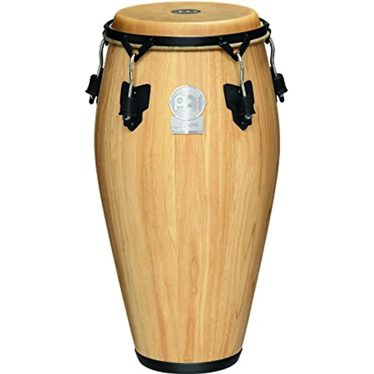 Meinl LC11NT-M Luis Conte Quinto, 11" Quinto aus Siam Oak mit True Skin Büffel Fell, natur matt lackiert, 30" Höhe, schwarze Hardware