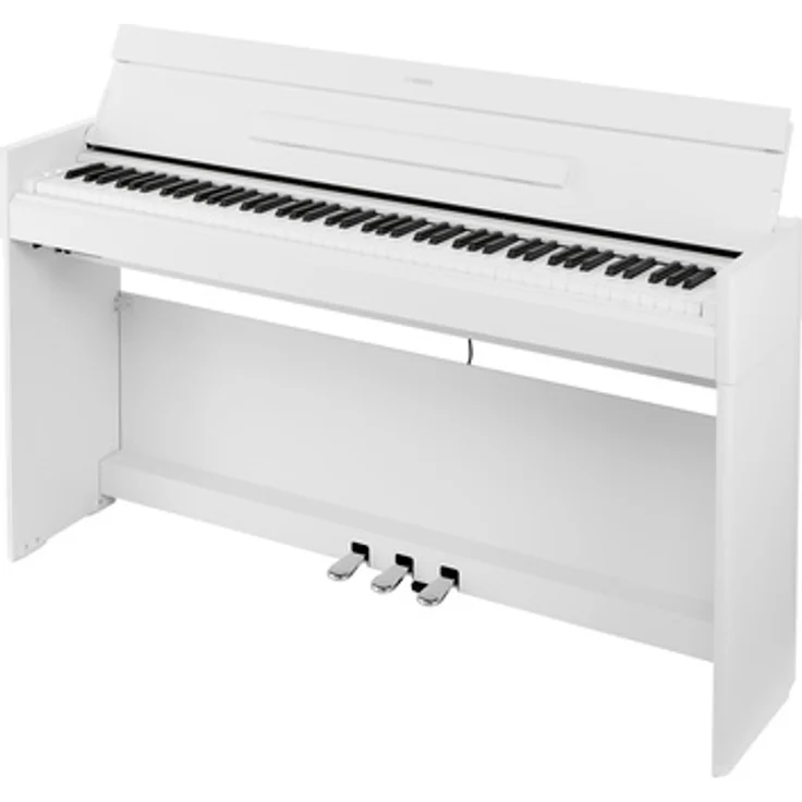 Yamaha YDP-S55 WH Arius, Digitalpiano mit 88 gewichteten Tasten, 10 Sounds, 192-stimmiger Polyphonie, weiß