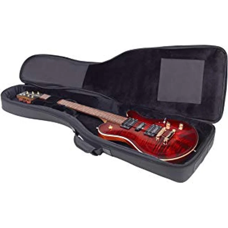 Rockbag Starline E-Guitar Bag, Gitarrentasche aus 600 Denier Polyester mit 20 mm Schaumstoffpolsterung, schwarz – Bild 4