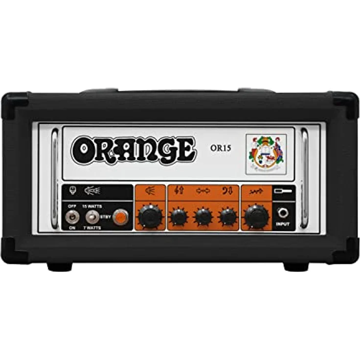 Orange OR 15 H BK, E-Gitarren Röhren Topteil mit 15 Watt, 1 Kanal, Effektloop und 3x ECC83 Röhren – Bild 1