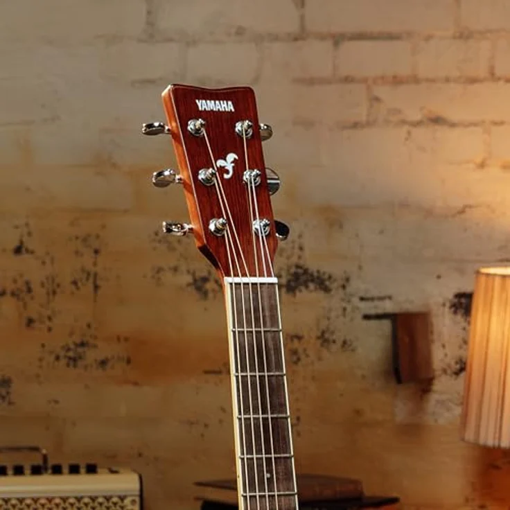Yamaha FG820L NTII, Linkshänder Akustikgitarre mit massiver Fichtendecke, Mahagoni Boden & Zargen, Naturfinish – Bild 8
