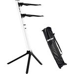STAY MUSIC Keyboard Stand Slim 1100/02, ultraleichter 2-stufiger Aluminium Keyboardständer, höhenverstellbar bis 1100 mm, für 61-Tasten-Tastaturen bis 10 kg