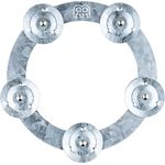 Meinl DCRING Dry Ching Ring, 6 Zoll Tambourine mit 5 Paar Zinkschellen, passend für Hi-Hats und Becken, aus Stahl