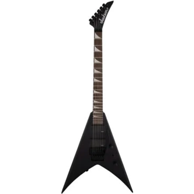 Jackson X Series King V KVXMG, E-Gitarre mit durchgehendem Ahornhals, aktiven EMG Tonabnehmern, Satin Black – Bild 2