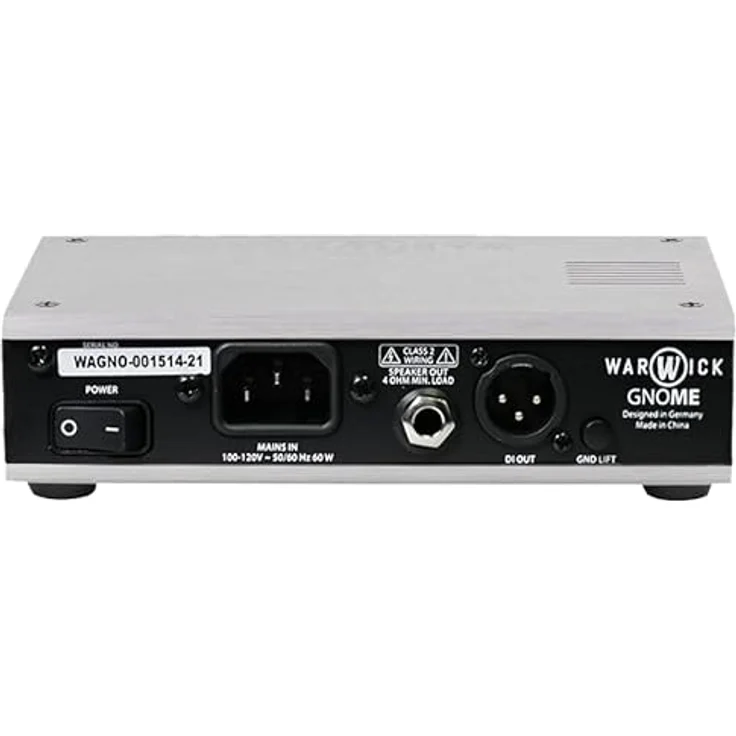 Warwick Gnome, Pocket Bass Amp Head mit 200 W, 3-Band EQ und XLR DI Ausgang – Bild 4
