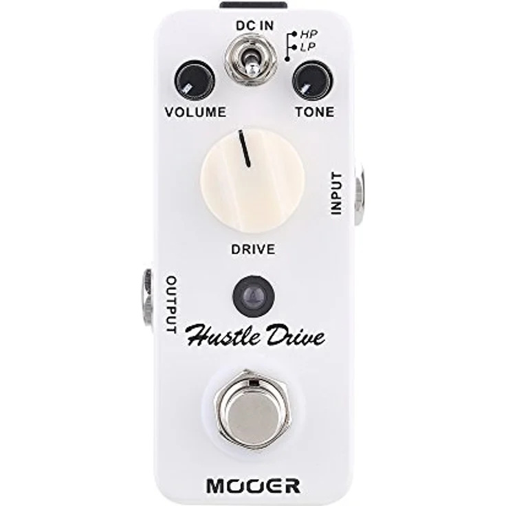 Mooer Hustle Drive, Overdrive-Pedal mit Drive-, Volumen- und Tone-Regler, True Bypass, 9V DC Anschluss – Bild 6