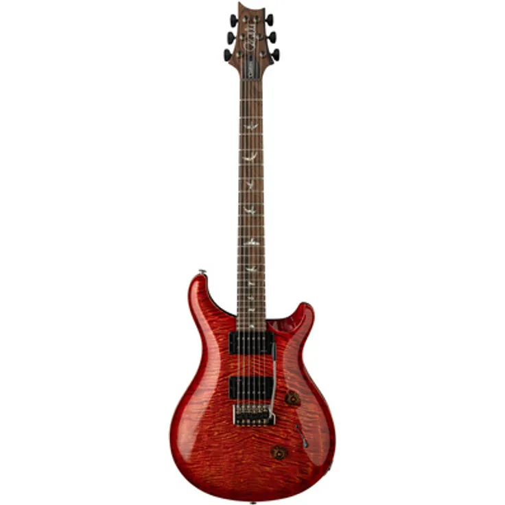 PRS Custom 24 Mango LTD Blood Orange, E-Gitarre mit Mahagonikorpus, Mangondecke und Ziricote Griffbrett, Nitro Lack