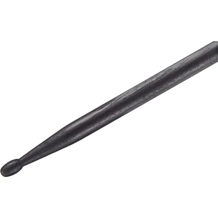 Vic Firth 5BB Hickory Nova Black Wood, Schlagzeugstöcke mit ovalem Holzkopf, 406 mm Länge, 15,1 mm Durchmesser, schwarz – Bild 3