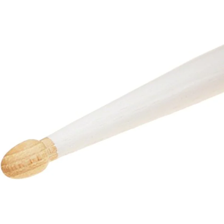 Rohema 5A Hickory Drumsticks, weiß lackiert, Länge 405mm, Durchmesser 14,3mm, Made in Germany – Bild 3