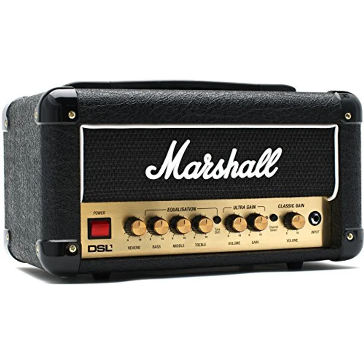 Marshall DSL1HR, Vollröhren E-Gitarren-Topteil mit 2 fußschaltbaren Kanälen, 1 Watt Low-Power-Schalter und FX Loop – Bild 1