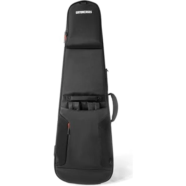 Gator Icon Dreadnought Ac. Guitar BK, Gigbag für Dreadnought Westerngitarre, witterungsbeständiges schwarzes 1000D Nylon, mit versteckten Rucksackgurten und Regenhülle – Bild 13