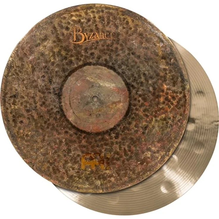 Meinl 15" Byzance Hi-Hat Extra Dry, handgehämmertes B20 Bronze Becken mit trockenem, erdigem Sound – Bild 1