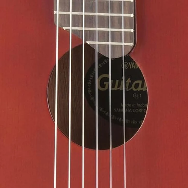 Yamaha GL1 PB, Gitarlele mit 6 Saiten, Fichtendecke, Body Meranti, Griffbrett aus Palisander, Farbe Persimon Brown, inkl. Gig Bag – Bild 4