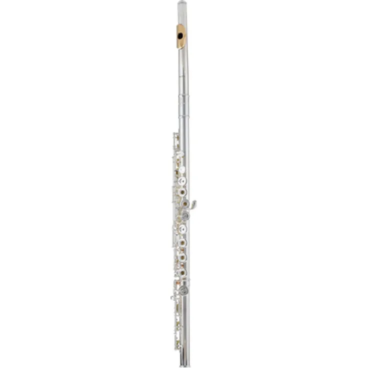 Pearl Flutes Dolce 695 RBE - Vigore, Querflöte mit Sterling Silber Kopfstück, 3K Gold Mundlochplatte, Neusilber versilbert, h-Fuß, handgefertigt