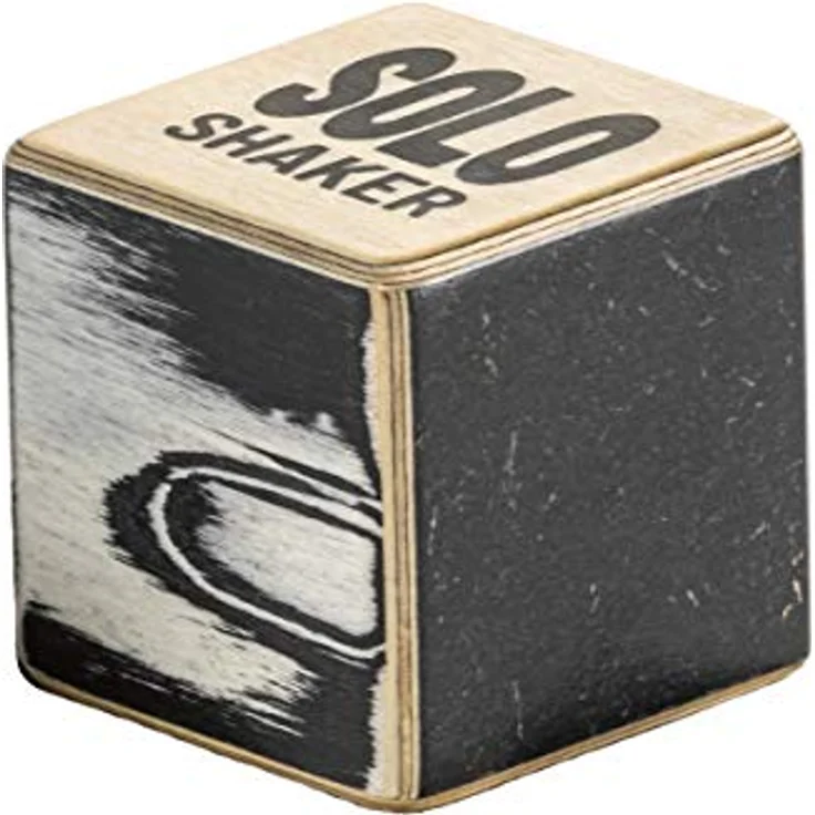 Schlagwerk SK20 Solo Shaker, Natur - Black Eyes-Furnier, Einkammer-System, 4,5 x 4,5 x 4,5 cm – Bild 1