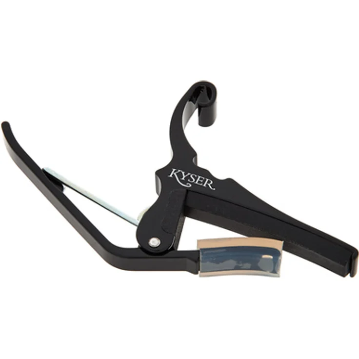 Kyser Quick Change KG12B, Kapodaster für 12-saitige Gitarren, einhändige Bedienung, Schwarz