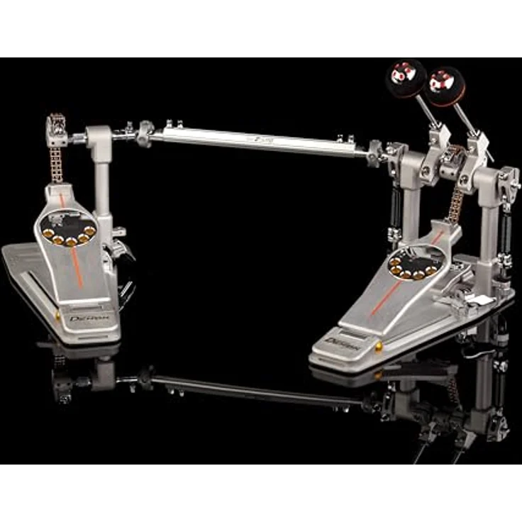 Pearl P-3002C Demon Double Pedal, Kettenantrieb Fußmaschine mit Ninja Kugellagern und Duo Deck Longboard, inkl. Koffer – Bild 2
