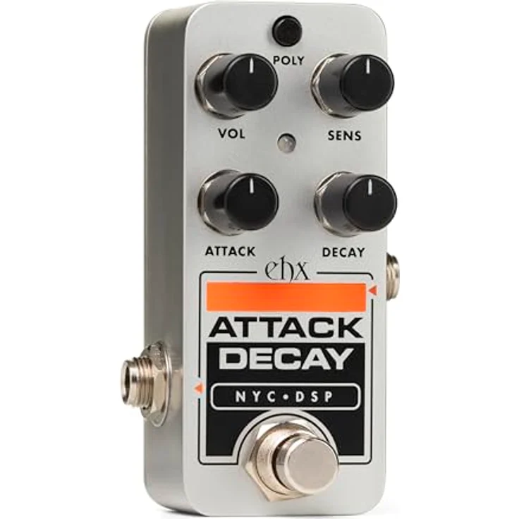 Electro Harmonix Pico Attack Decay Tape Reverse Simulator, Effektpedal für E-Gitarre mit Vol, Sens, Attack und Decay Reglern, kompakt und vielseitig – Bild 2