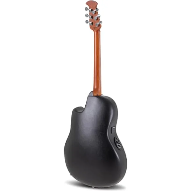 Ovation Celebrity Tradition CS-24-5-G, Westerngitarre mit massiver Fichtendecke, Mid-Depth Cutaway, Schwarz, mit Ovation Slimline Pickup und OP-4BT Preamp – Bild 2