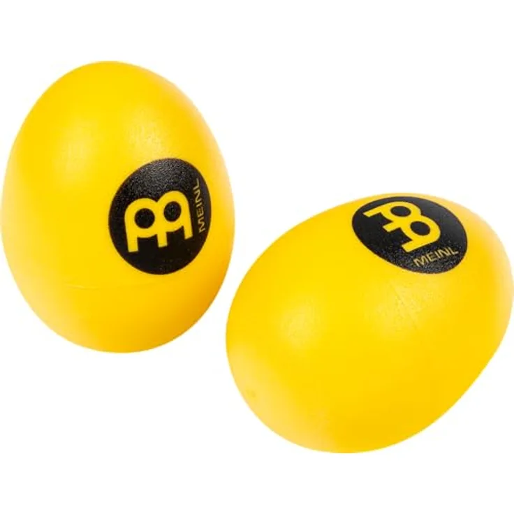 Meinl Egg Shaker ES2-Y, Gelb - Kompakter Percussion Shaker für Jam Sessions und Studioaufnahmen, leicht zu reinigen und geringes Gewicht von 30g