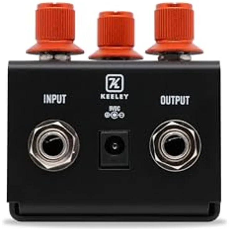 Keeley Angry Orange Distortion & Fuzz, 4-in-1 Effektpedal mit True Bypass, Drive und Tone Control, Aluminiumgehäuse – Bild 5