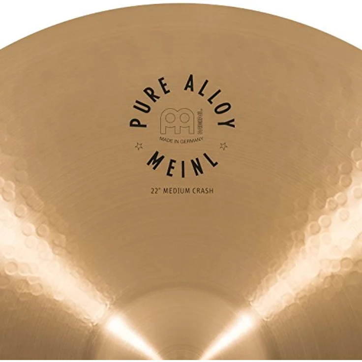 Meinl Pure Alloy 22" Medium Crash, Schlagzeugbecken mit traditionellem Finish und klarem, warmen Sound – Bild 4