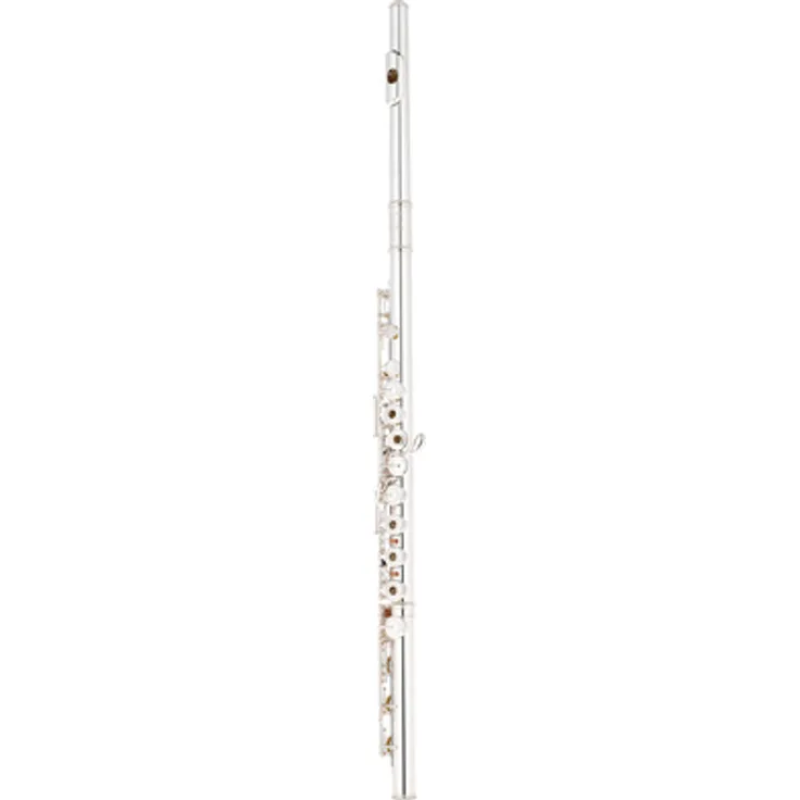 Pearl Flutes MS970 RBE Maesta Handmade, Querflöte aus 970 Silber mit E-Mechanik und gelöteten Tonlochkaminen, inkl. Etui und Zubehör