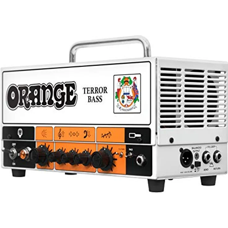 Orange Terror Bass, Hybrid Bassverstärker Topteil mit 500 Watt Leistung, weiß, inkl. gepolstertem GigBag – Bild 2