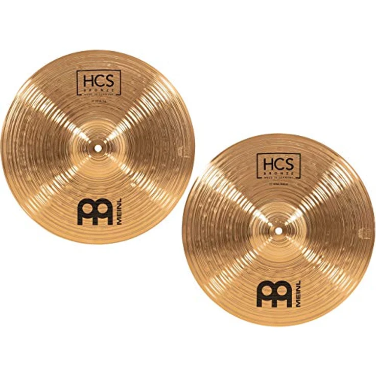 Meinl 15" HCS Bronze Hi-Hat, B8 Bronze, Traditional Finish, heller und klarer Klang, ausgewogenes Sustain, made in Germany – Bild 2