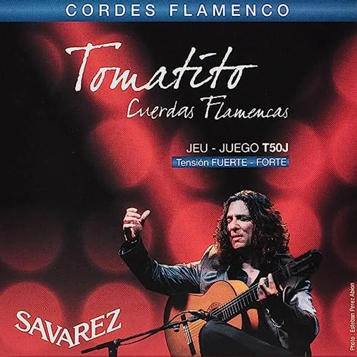 Savarez Flamenco T50J Saitensatz für klassische Gitarre, high Tension, entwickelt mit Tomatito